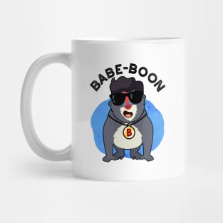 Babe-boon Funny Animal Monkey Baboon Pun Mug